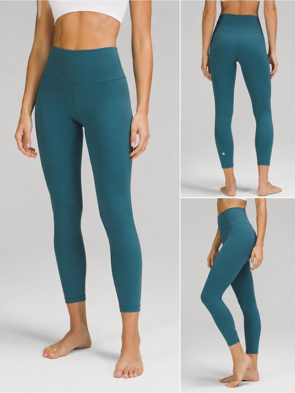 Lululemon Align High-Rise Pant 25” Leggings Teal Green Size 4